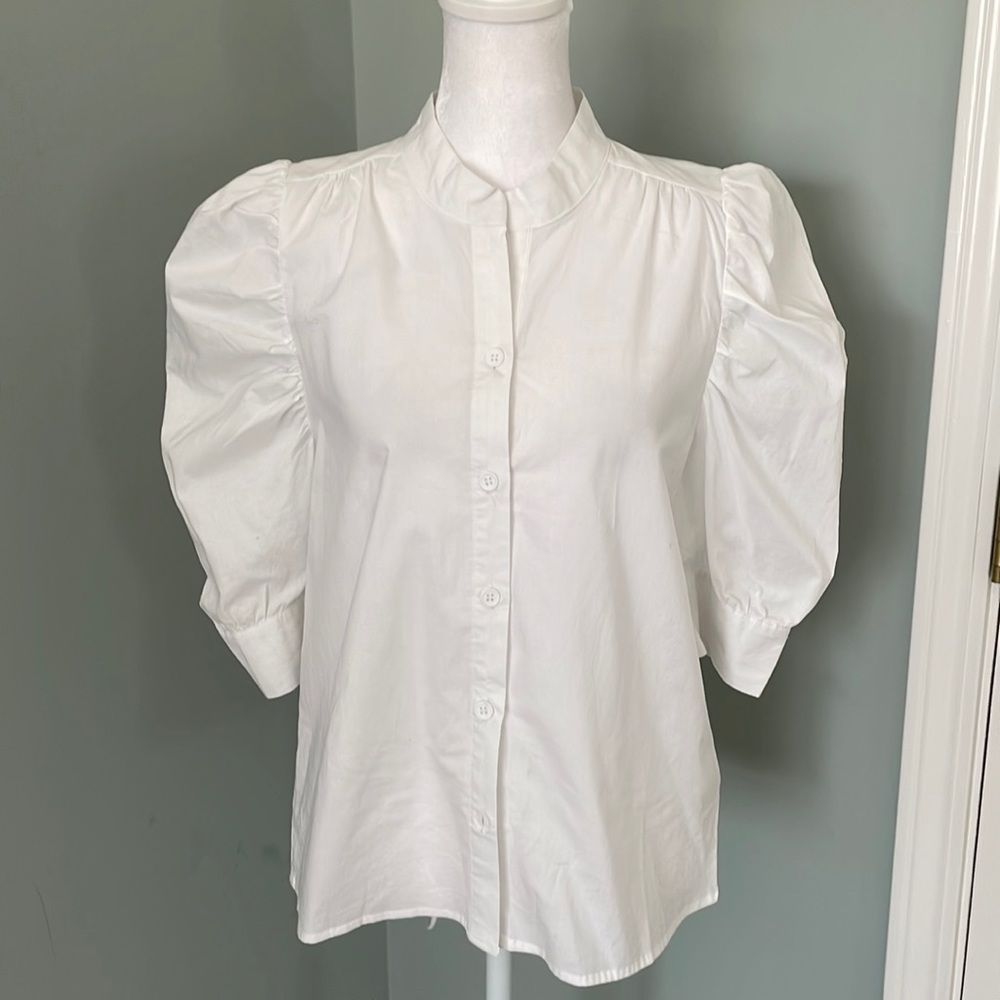 BB Dakota White Button Down Shirt